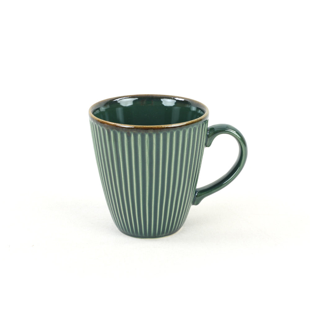 Emerald Green Coffee Cup Mug set 6-Pieces