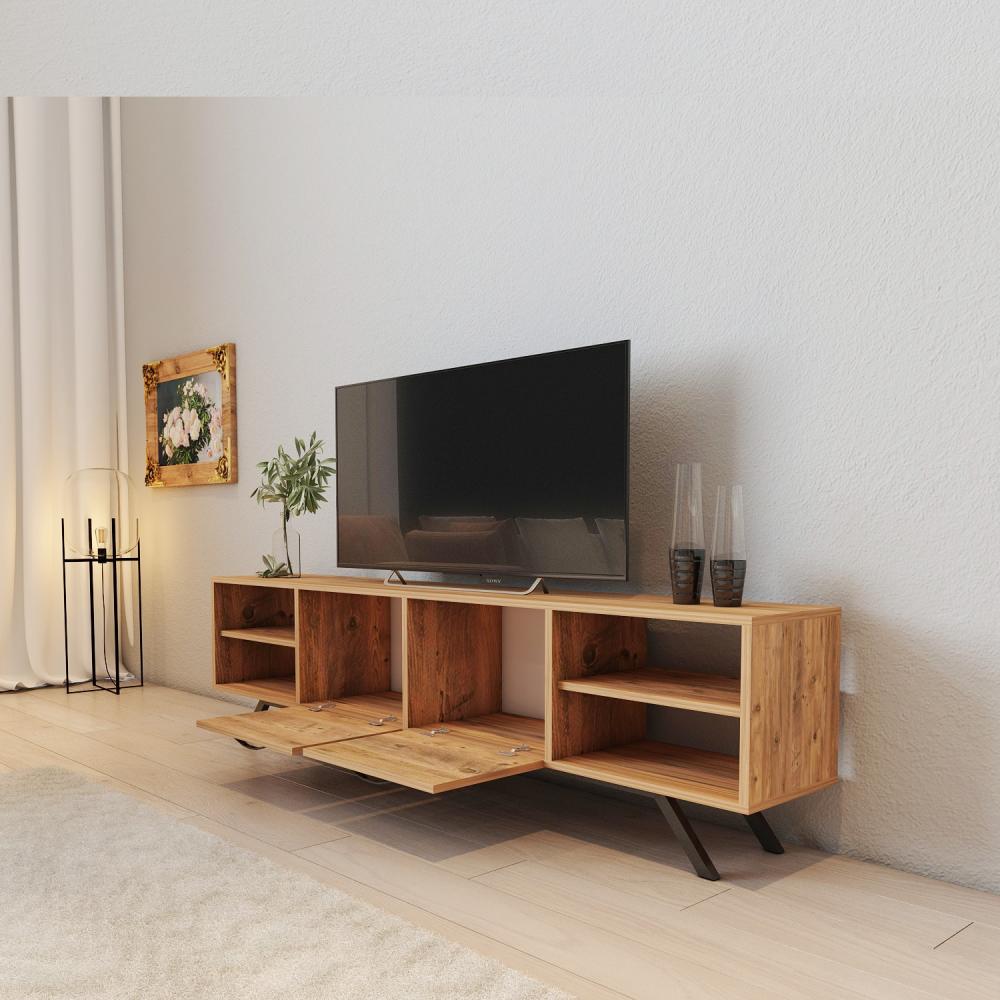 TV stand 150 cm Standing - Oak 2 doors | Linco