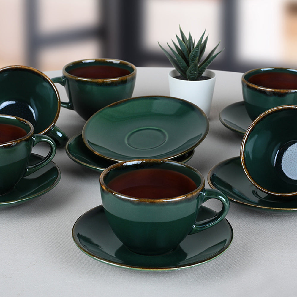 Emerald Tea Set 12 Pieces 6 Persons