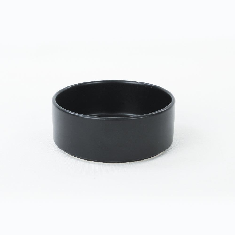 Matte Black Stackable Soup bowl 14 Cm 6 Pieces