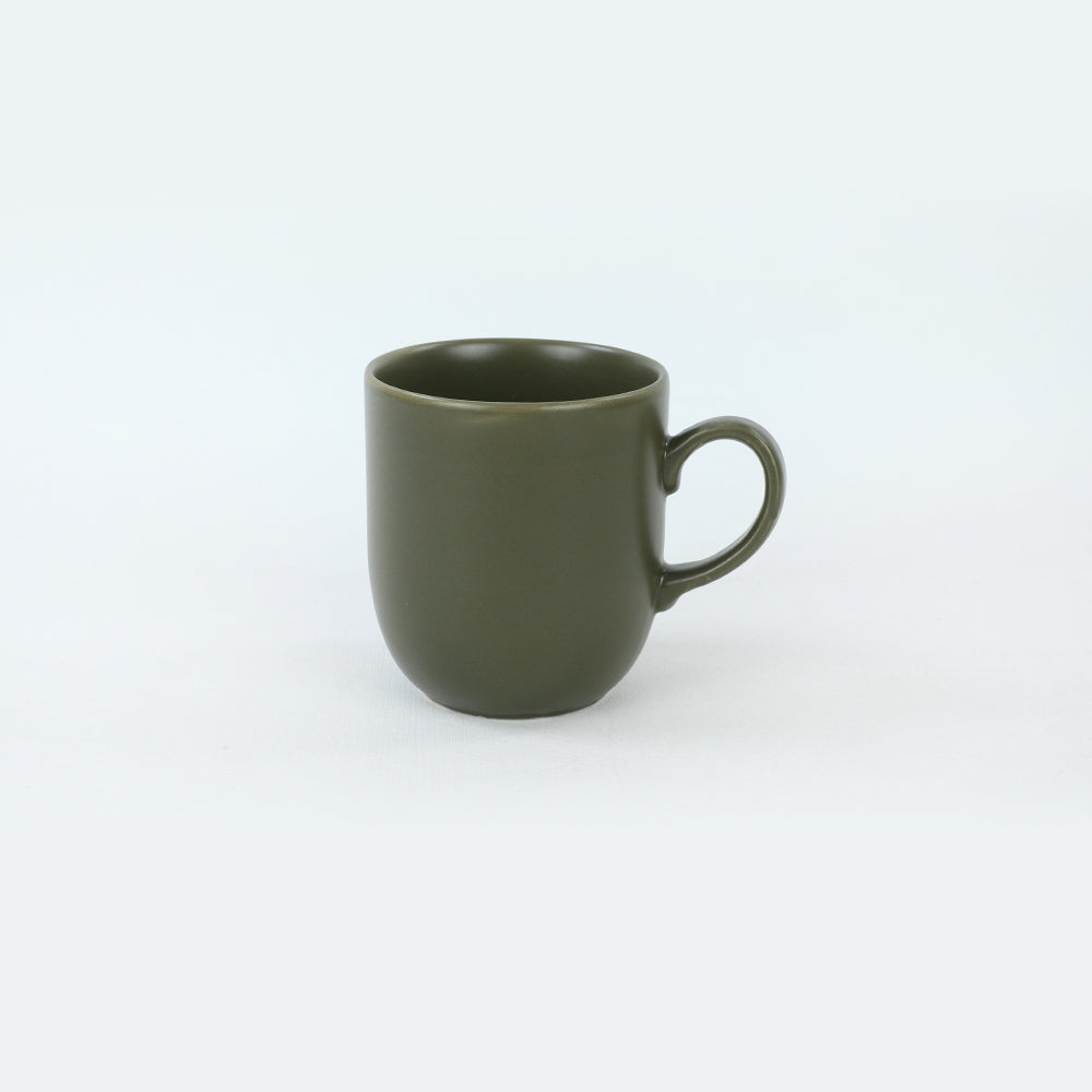 Tasse Ekinoks Vert Foncé Mat 10 Cm 6 Pièces