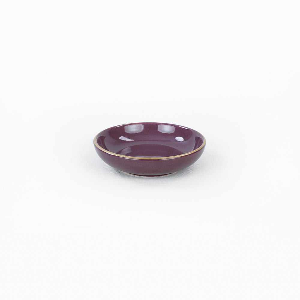 Purple Tapas/Snack/Sauce plate 13 Cm 6 Pieces