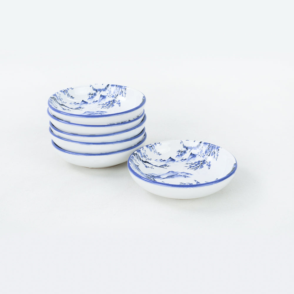 Blue Mountains Tapas/Snack/Sauce plate 13 Cm 6 Pieces