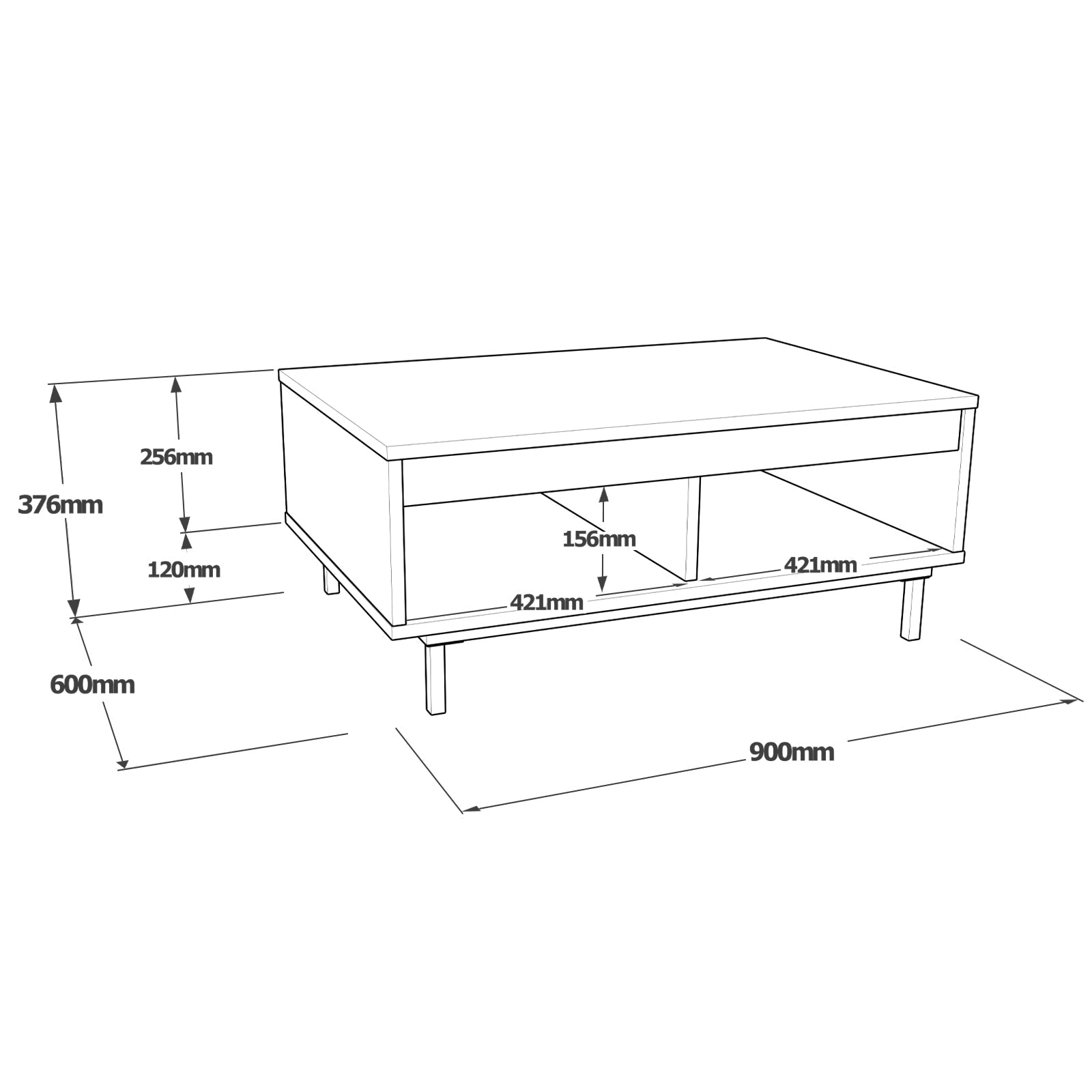 Salontafel Dublin