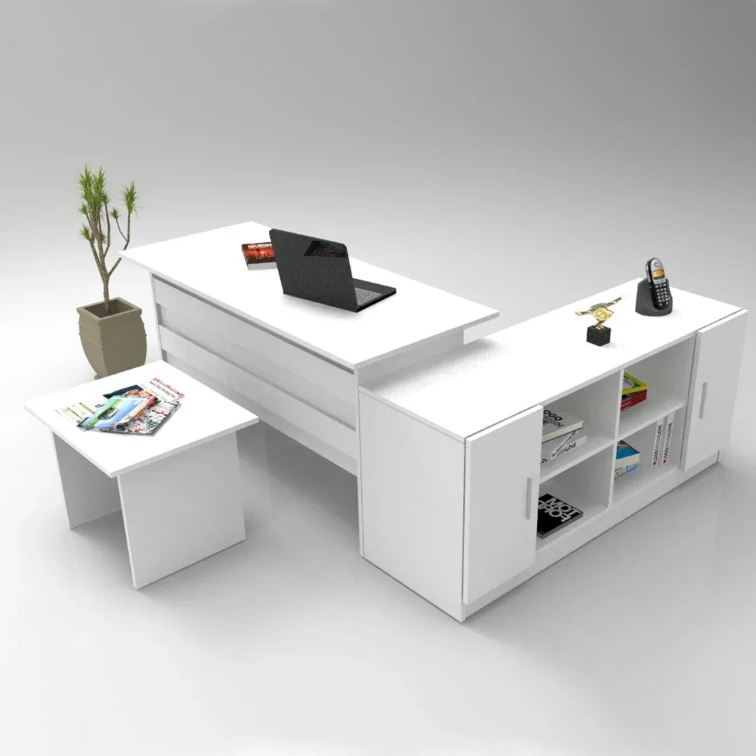 Office furniture set Zermat White