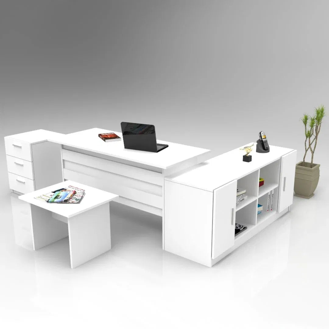 Office furniture set Zermat White