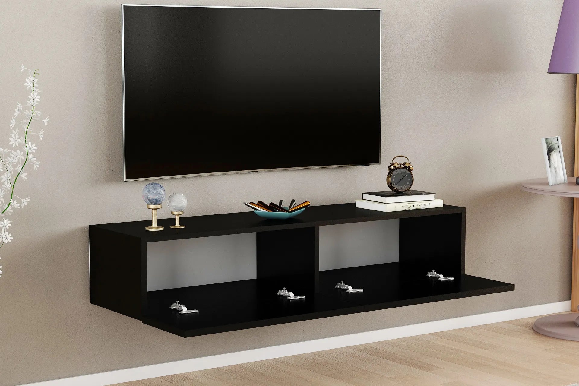 TV-standaard 135 cm Zwevend | Alfi