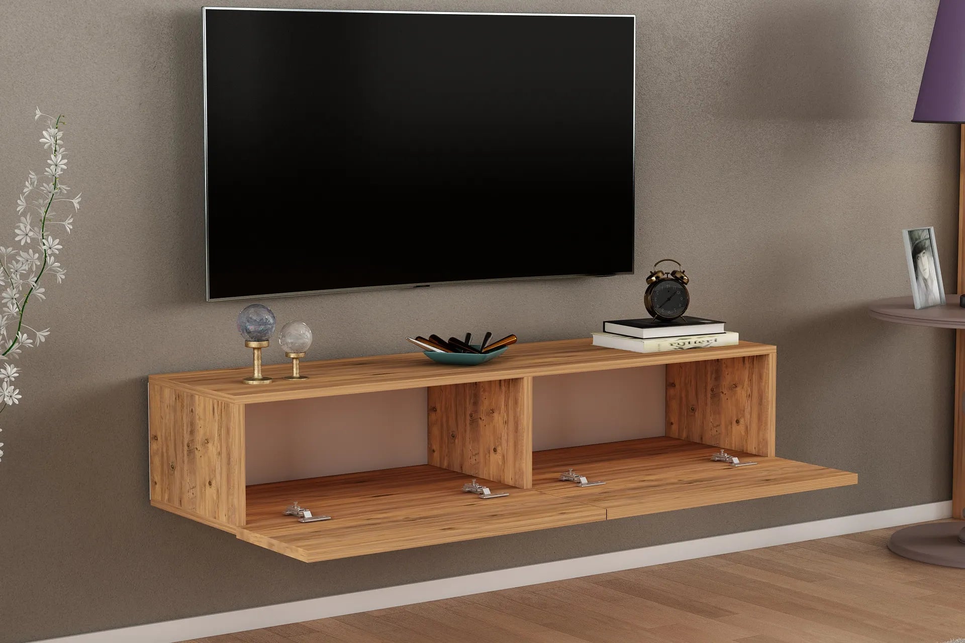 Meuble TV 135 cm Flottant | Alfi