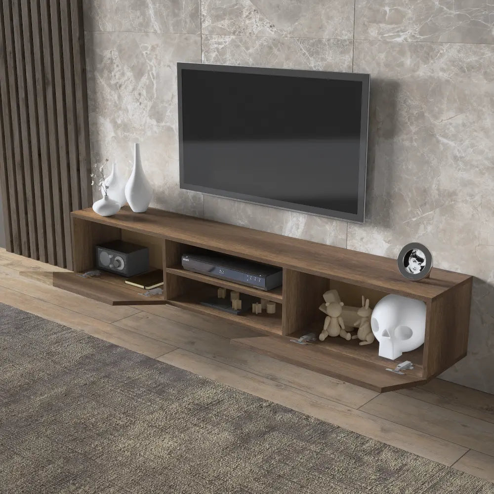 TV Stand 180 cm Floating with open shelf | Kumla