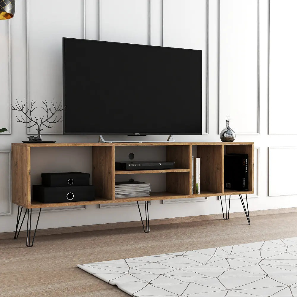 TV-meubel 180 cm Staand - Minimalistisch - Eiken | Kosta