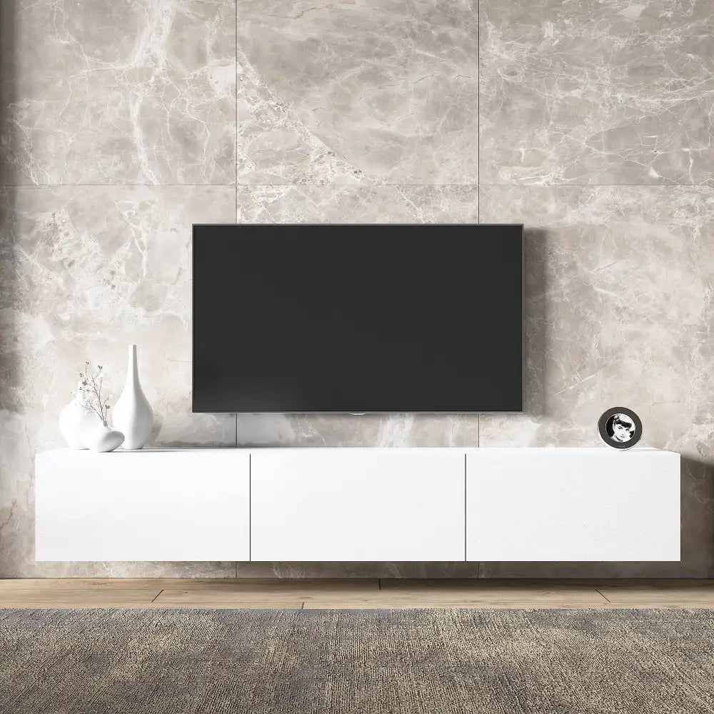 TV Stand 180 cm Floating - Wood grain | Vetlanda