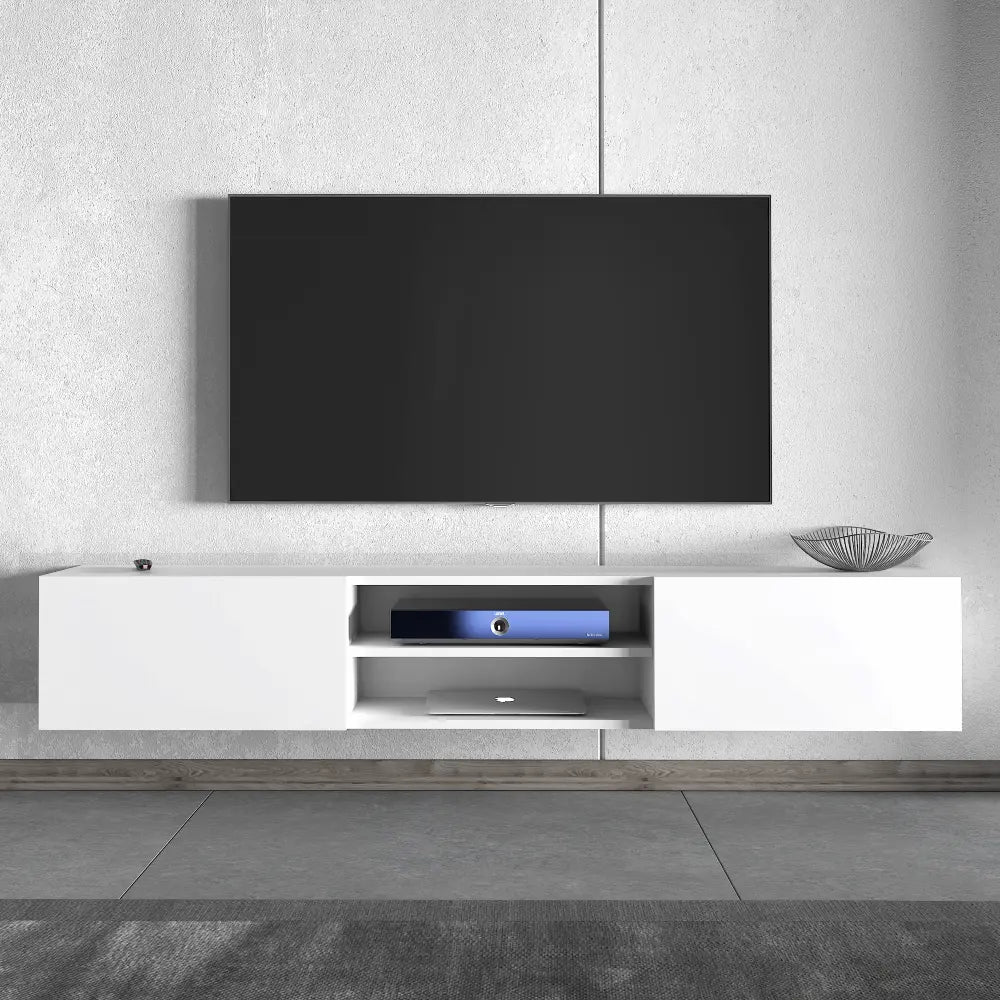 TV-meubel 180 cm Zwevend met open plank | Kumla