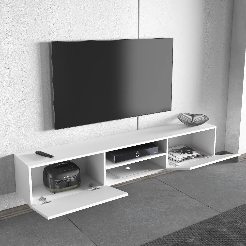 TV Stand 180 cm Floating with open shelf | Kumla