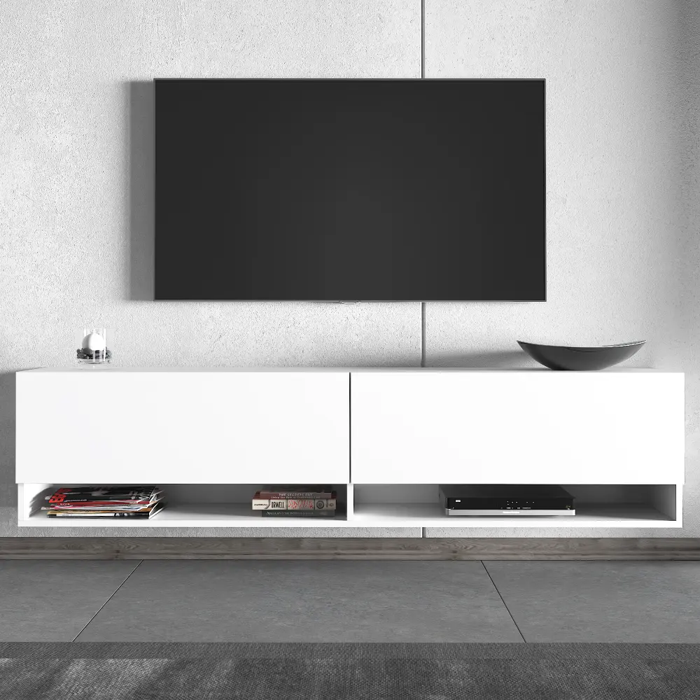 TV Stand Floating with open shelf | Atlantika