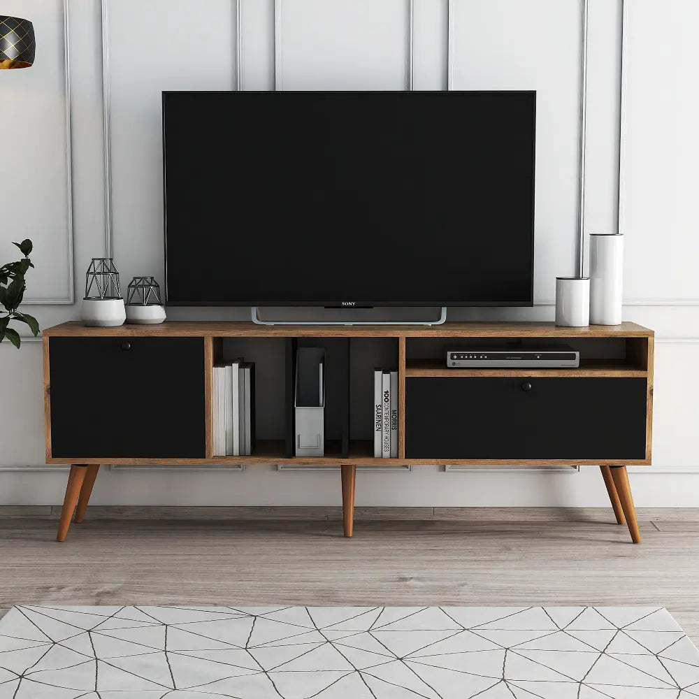 Meuble TV 180 cm Debout - Chêne | Borgholm