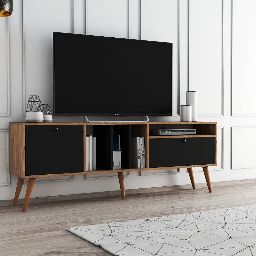 TV-meubel 180 cm Staand - Eiken | Borgholm