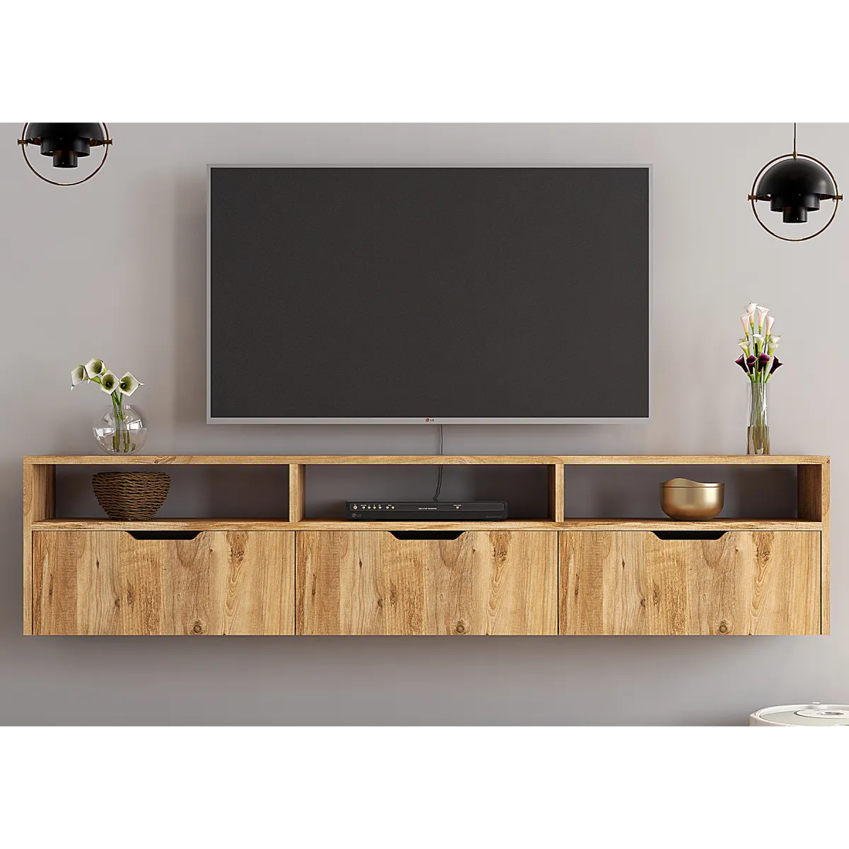 TV stand 160 cm Floating | Solberg